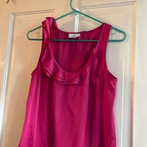 Ann Taylor Loft Pink Sleeveless Blouse